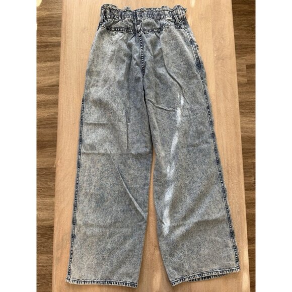 MOTHER The Ruffle Greaser Ankle Jeans in Threading The Needle Size 27 Stretch - Picture 9 of 10